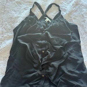 Banana Republic Black Sleeveless Top